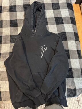 TRAPSTAR Black Hooded Pullover